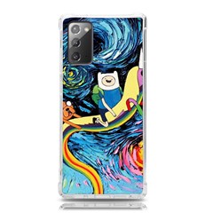 Adventure Time Art Starry Night Van Gogh Samsung Galaxy Note 20 Tpu Uv Case by Modalart