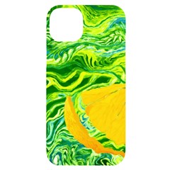 Zitro Abstract Sour Texture Food Iphone 14 Plus Black Uv Print Case by Amaryn4rt