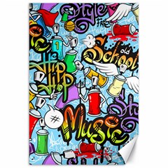 Graffiti Characters Seamless Patterns Canvas 20  X 30  by Bedest