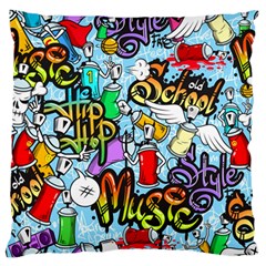 Graffiti Characters Seamless Patterns Standard Premium Plush Fleece Cushion Case (one Side) by Bedest