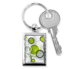 Circles Still Life Key Chain (rectangle) by Pakjumat