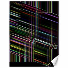 False Prismatic Black Background Canvas 36  X 48  by Pakjumat