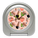 Japanese Street Food Soba Noodle In Bowl Travel Alarm Clock Front