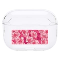 Cute Pink Sakura Flower Pattern Hard Pc Airpods Pro Case by Pakjumat