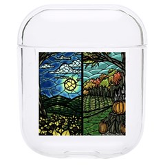 Four Assorted Illustrations Collage Winter Autumn Summer Picture Hard Pc Airpods 1/2 Case by Pakjumat