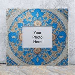 Flower Mandala Pattern White Wall Photo Frame 5  x 7  Front