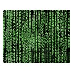 Matrix Technology Tech Data Digital Network Premium Plush Fleece Blanket (Large) 80 x60  Blanket Front