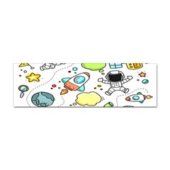 Sketch Cartoon Space Set Sticker Bumper (100 Pack) by Hannah976