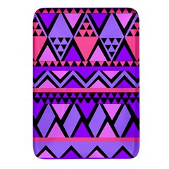 Seamless Purple Pink Pattern Rectangular Glass Fridge Magnet (4 Pack) by Hannah976