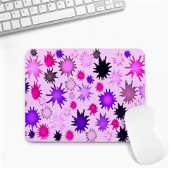 Inks Drops Black Paint Design Small Mousepad by Hannah976