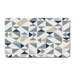 Geometric Triangle Modern Mosaic Magnet (rectangular) by Hannah976