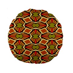 Geometry Shape Retro Trendy Symbol Standard 15  Premium Flano Round Cushions by Hannah976