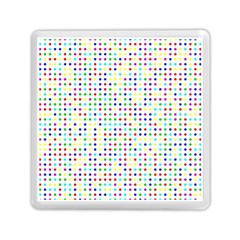 Dots Color Rows Columns Background Memory Card Reader (square) by Hannah976