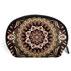 Seamless Pattern Floral Flower Accessory Pouch (large) by Hannah976