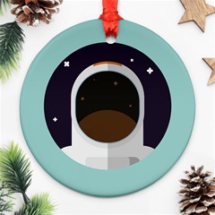 Astronaut Space Astronomy Universe Ornament (round) by Sarkoni