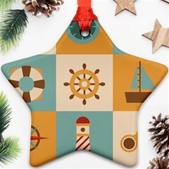 Nautical Elements Collection Ornament (star) by Grandong