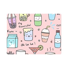 Drink Cocktail Doodle Coffee Premium Plush Fleece Blanket (mini) by Apen