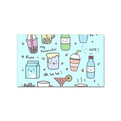 Drinks Cocktails Doodle Coffee Sticker (rectangular) by Apen