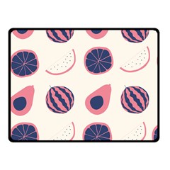 Fruits Halves Pattern Design Fleece Blanket (small) by Apen