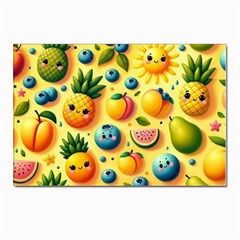 Fruits Fresh Sweet Pattern Postcards 5  X 7  (pkg Of 10) by Ravend