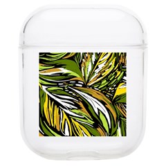 Foliage Pattern Texture Background Soft Tpu Airpods 1/2 Case by Ravend