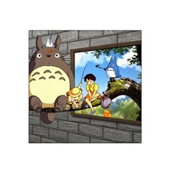 My Neighbor Totoro Satin Bandana Scarf 22  X 22  by Sarkoni