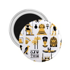 Egypt Symbols Decorative Icons Set 2 25  Magnets by Bedest