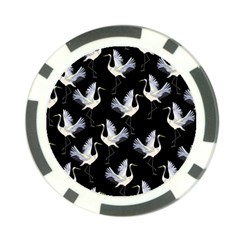 Crane Pattern Poker Chip Card Guard (10 Pack) by Bedest