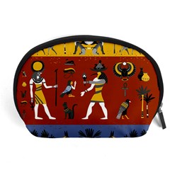 Ancient Egyptian Religion Seamless Pattern Accessory Pouch (large) by Hannah976