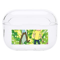 Rick And Morty Adventure Time Cartoon Hard Pc Airpods Pro Case by Bedest