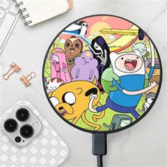 Adventure Time Finn  Jake Wireless Fast Charger(black) by Bedest