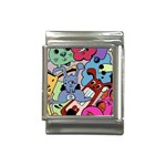 Graffiti Monster Street Theme Italian Charm (13mm) Front