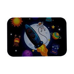 Spaceship Astronaut Space Open Lid Metal Box (silver)   by Hannah976