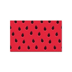 Seamless Watermelon Surface Texture Sticker Rectangular (10 Pack) by Hannah976