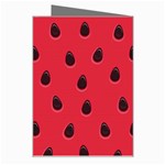 Seamless Watermelon Surface Texture Greeting Card Right