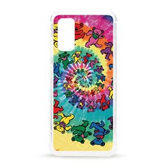 Grateful Dead Bears Tie Dye Vibrant Spiral Samsung Galaxy S20 6 2 Inch Tpu Uv Case by Bedest