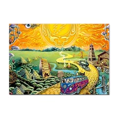 Grateful Dead Golden Road Sticker A4 (10 Pack) by Bedest