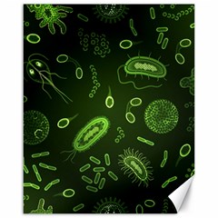 Bacteria Virus Seamless Pattern Inversion Canvas 16  X 20  by Ravend