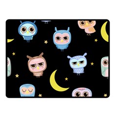 Cute Art Print Pattern Two Sides Fleece Blanket (small) by Apen