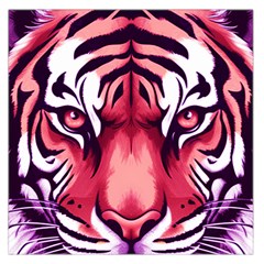 Tiger Design Square Satin Scarf (36  X 36 ) by TShirt44