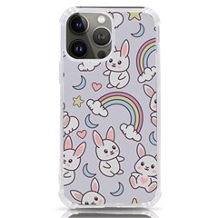 Seamless Pattern With Cute Rabbit Character Iphone 13 Pro Max Tpu Uv Print Case by Apen