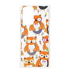 Cute Colorful Owl Cartoon Seamless Pattern Samsung Galaxy Note 20 Ultra Tpu Uv Case by Apen