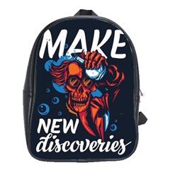 Make Devil Discovery  School Bag (large) by Saikumar