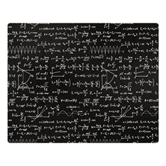 Math Equations Formulas Pattern Premium Plush Fleece Blanket (large) by Ravend