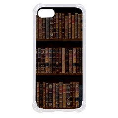 Old Bookshelf Orderly Antique Books Iphone Se by Cendanart