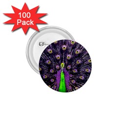 Peacock Bird Color 1 75  Buttons (100 Pack)  by Cendanart