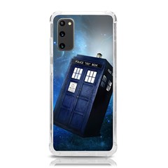 Tardis Doctor Who Space Blue Samsung Galaxy S20 6 2 Inch Tpu Uv Case by Cendanart