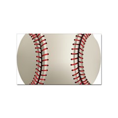 Baseball Sticker (rectangular) by Ket1n9