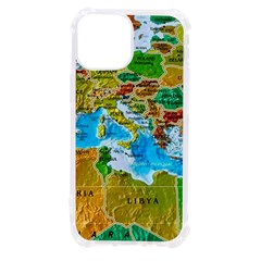 World Map Iphone 13 Mini Tpu Uv Print Case by Ket1n9