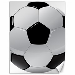 Soccer Ball Canvas 12  X 16  by Ket1n9